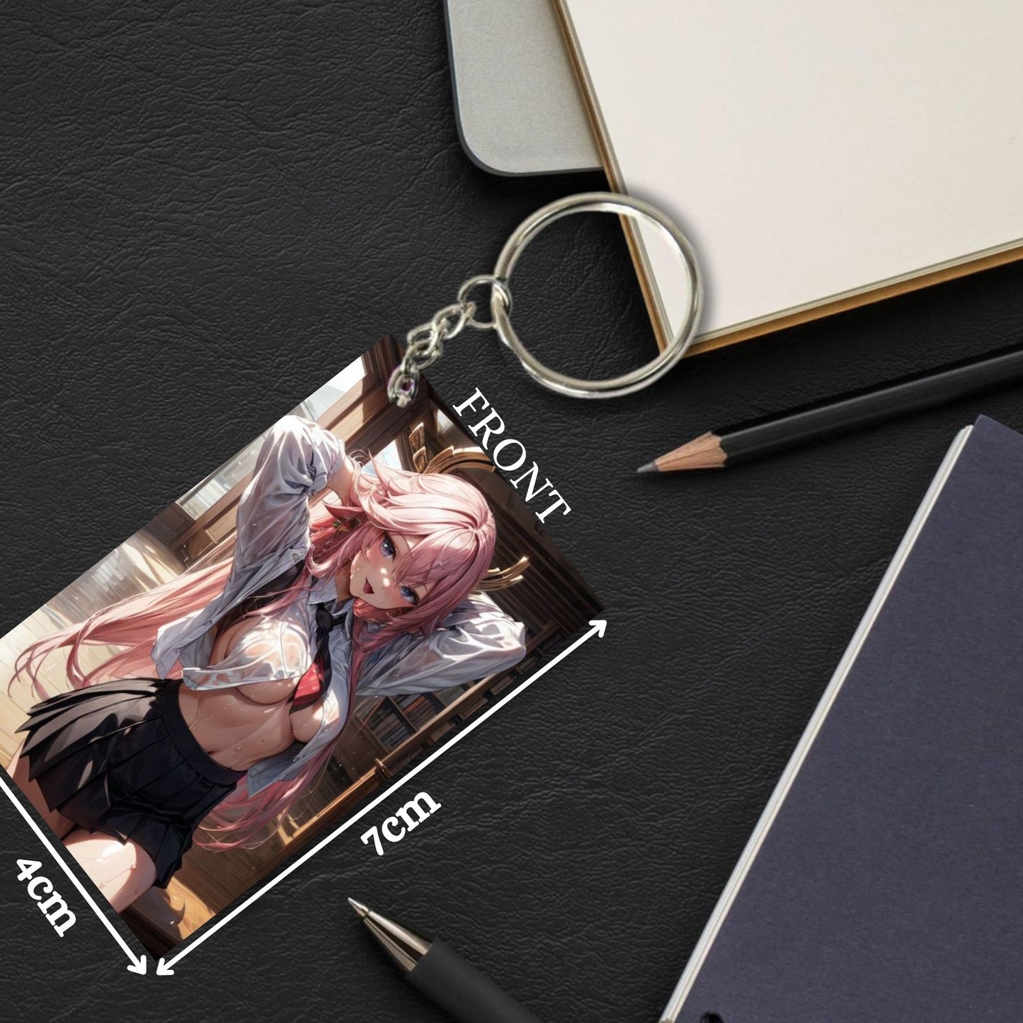 HENTAI Anime Unique Style 4 pcs Combo Keychain