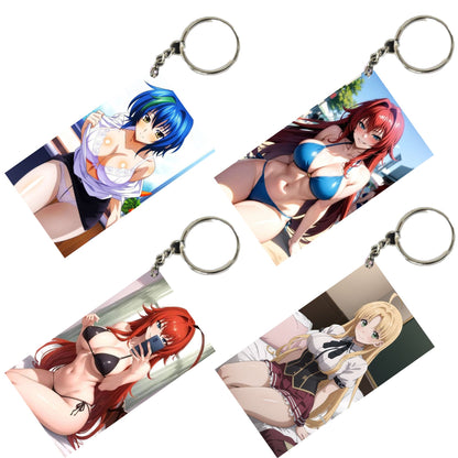 HENTAI Anime Unique Style 4 pcs Combo Keychain