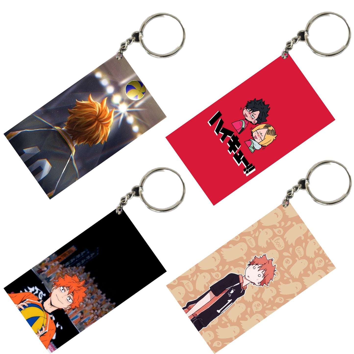 HAIKYU Anime Unique Style 4 pcs Combo Keychain