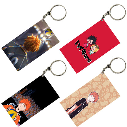 HAIKYU Anime Unique Style 4 pcs Combo Keychain