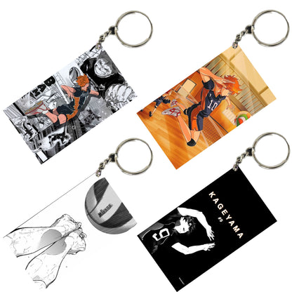 HAIKYU Anime Unique Style 4 pcs Combo Keychain