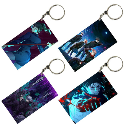 JUJUTSU KAISEN Anime Unique Style 4 pcs Combo Keychain