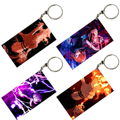 JUJUTSU KAISEN Anime Unique Style 4 pcs Combo Keychain