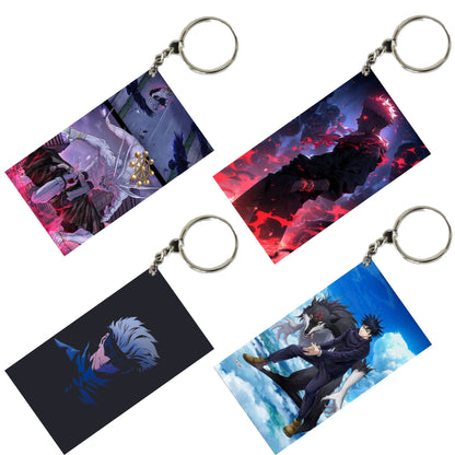 JUJUTSU KAISEN Anime Unique Style 4 pcs Combo Keychain