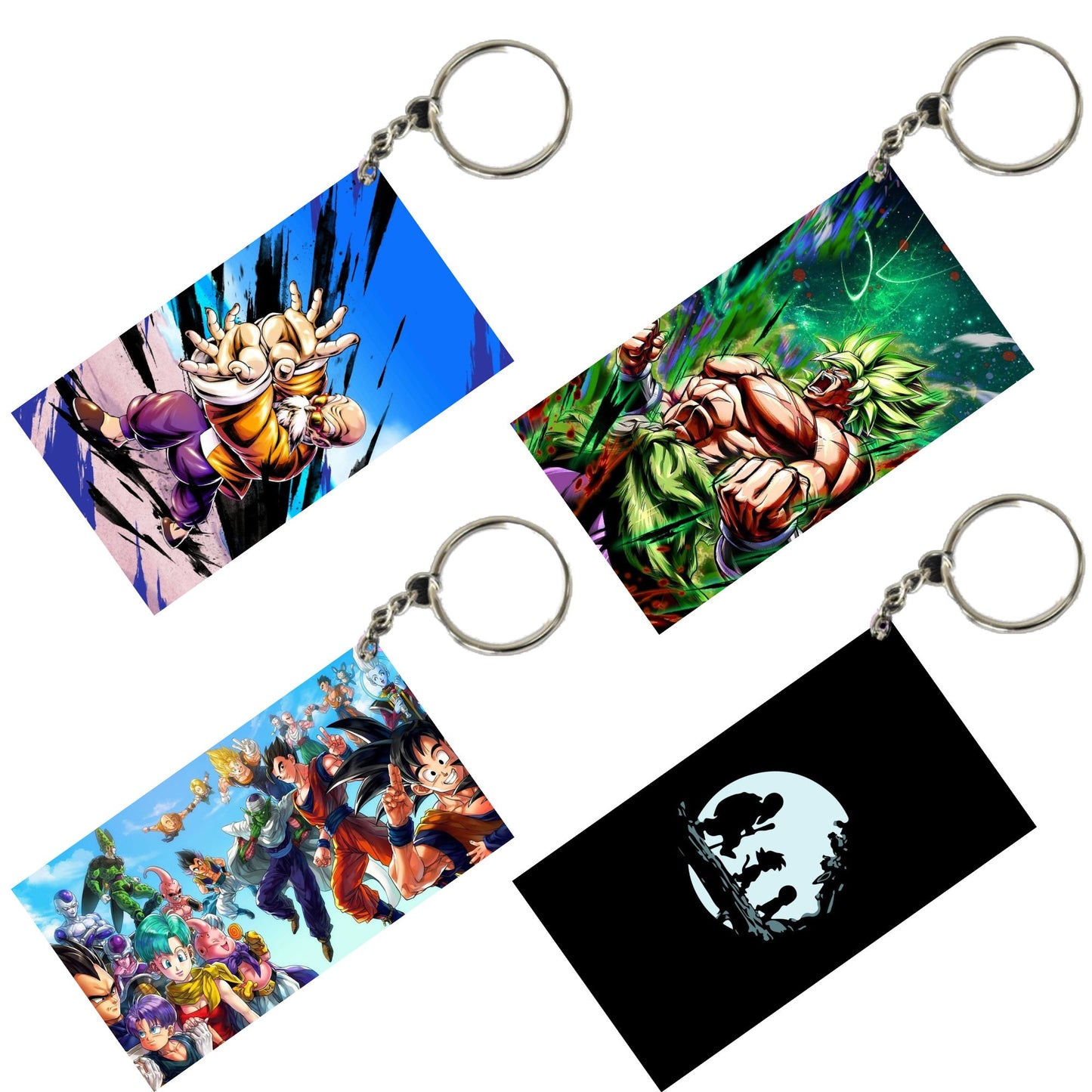 DRAGON BALL Anime Unique Style 4 pcs Combo Keychain