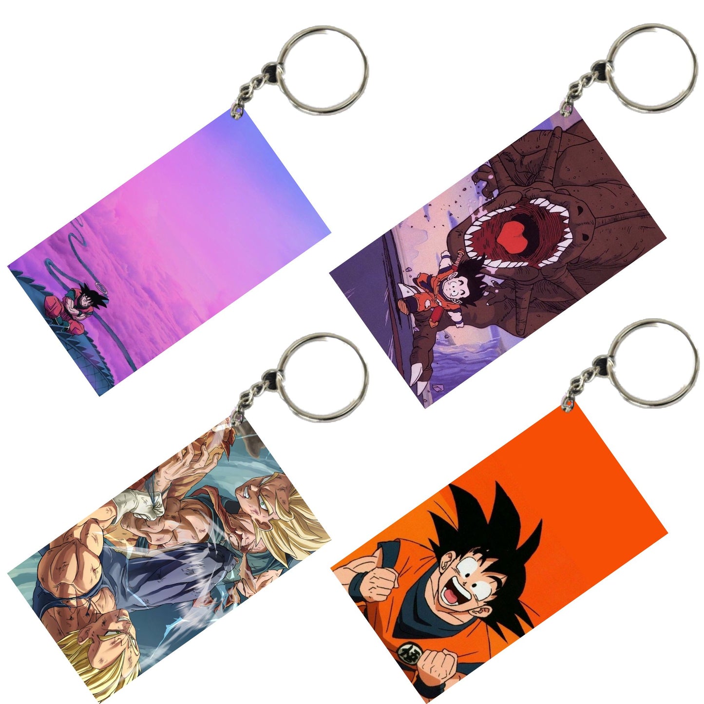 DRAGON BALL Anime Unique Style 4 pcs Combo Keychain