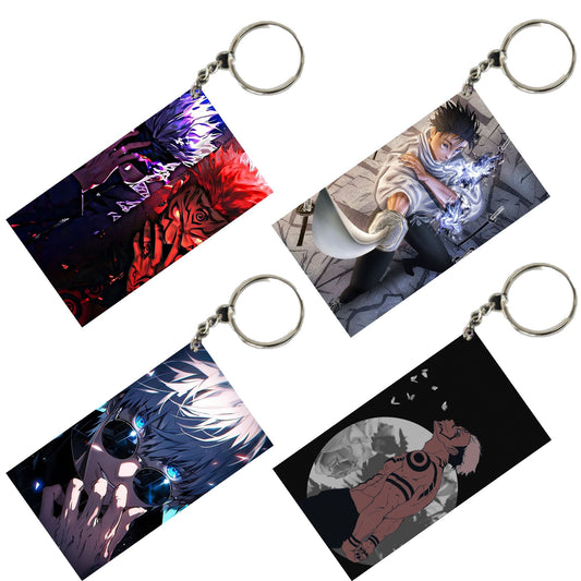 JUJUTSU KAISEN Anime Unique Style 4 pcs Combo Keychain