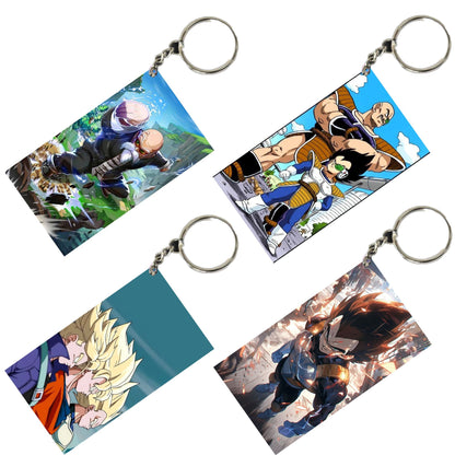 DRAGON BALL Anime Unique Style 4 pcs Combo Keychain