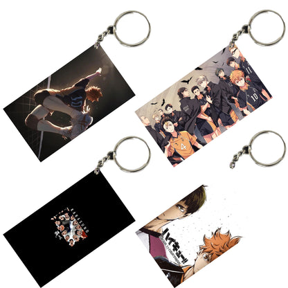 HAIKYU Anime Unique Style 4 pcs Combo Keychain