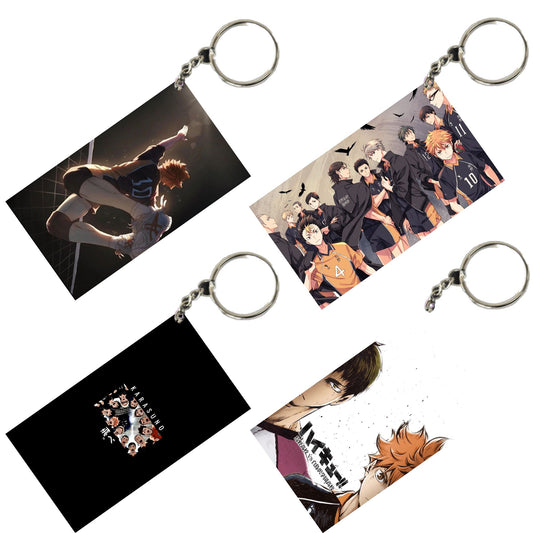 HAIKYU Anime Unique Style 4 pcs Combo Keychain