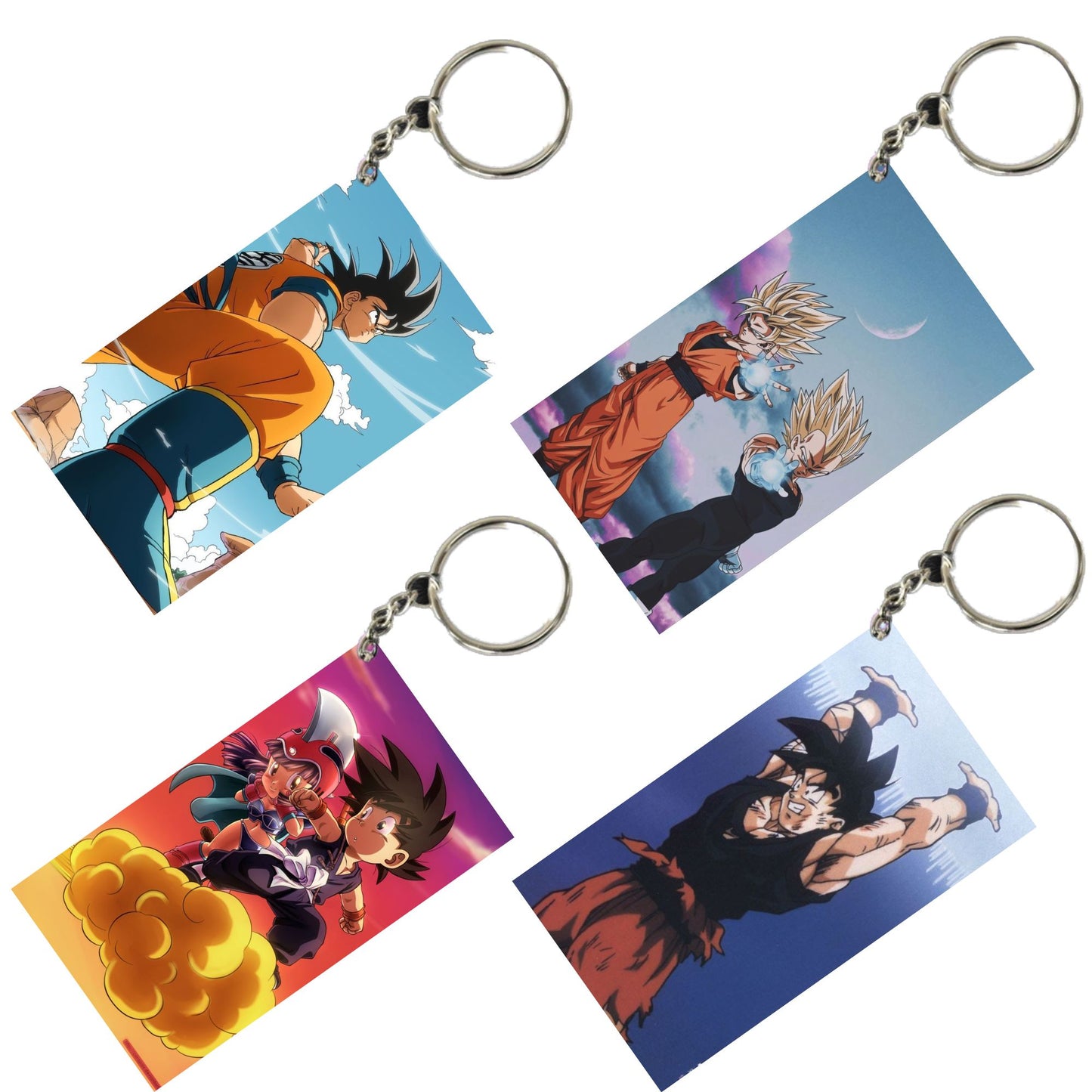 DRAGON BALL Anime Unique Style 4 pcs Combo Keychain