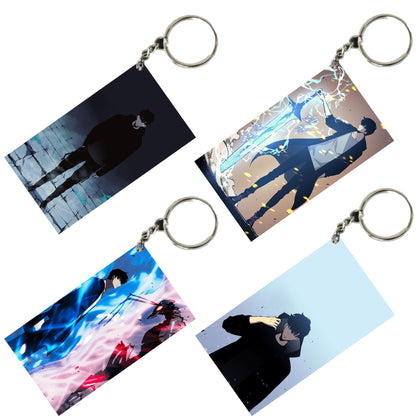 SOLO LEVELING Anime Unique Style 4 pcs Combo Keychain