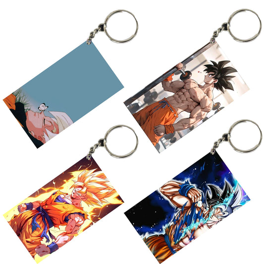 DRAGON BALL Anime Unique Style 4 pcs Combo Keychain