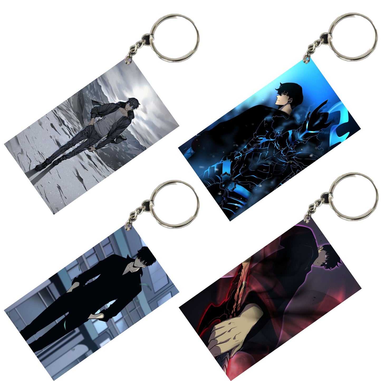 SOLO LEVELING Anime Unique Style 4 pcs Combo Keychain