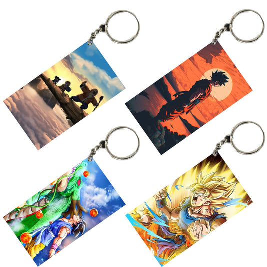 DRAGON BALL Anime Unique Style 4 pcs Combo Keychain