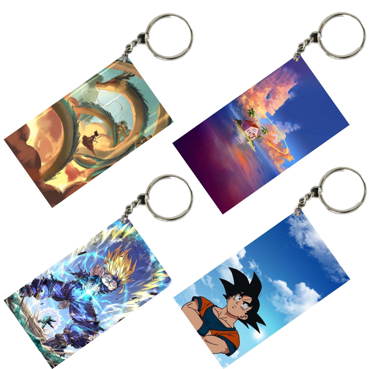 DRAGON BALL Anime Unique Style 4 pcs Combo Keychain