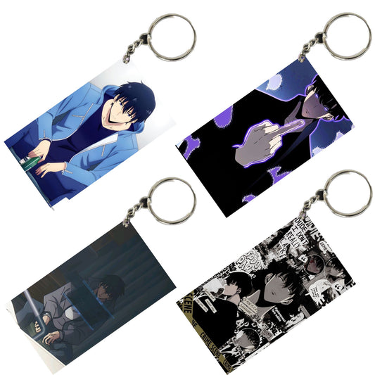 SOLO LEVELING Anime Unique Style 4 pcs Combo Keychain