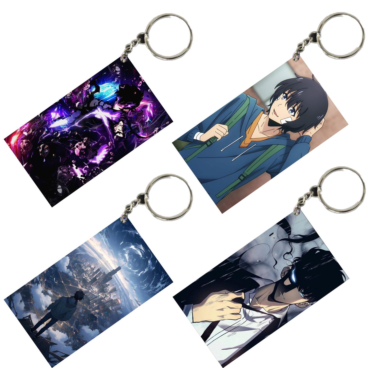 SOLO LEVELING Anime Unique Style 4 pcs Combo Keychain