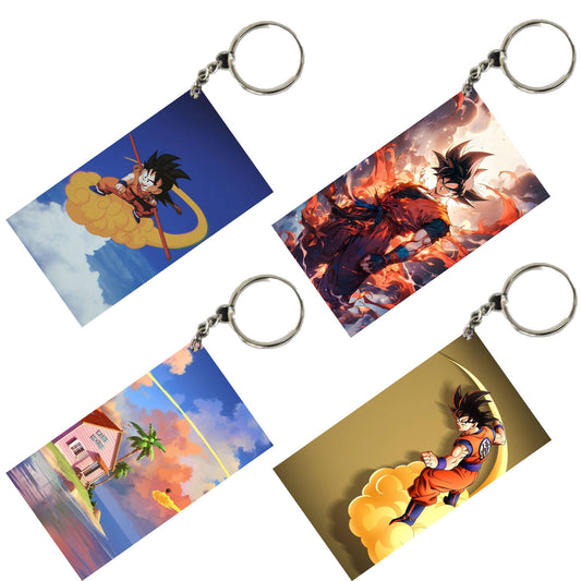 DRAGON BALL Anime Unique Style 4 pcs Combo Keychain