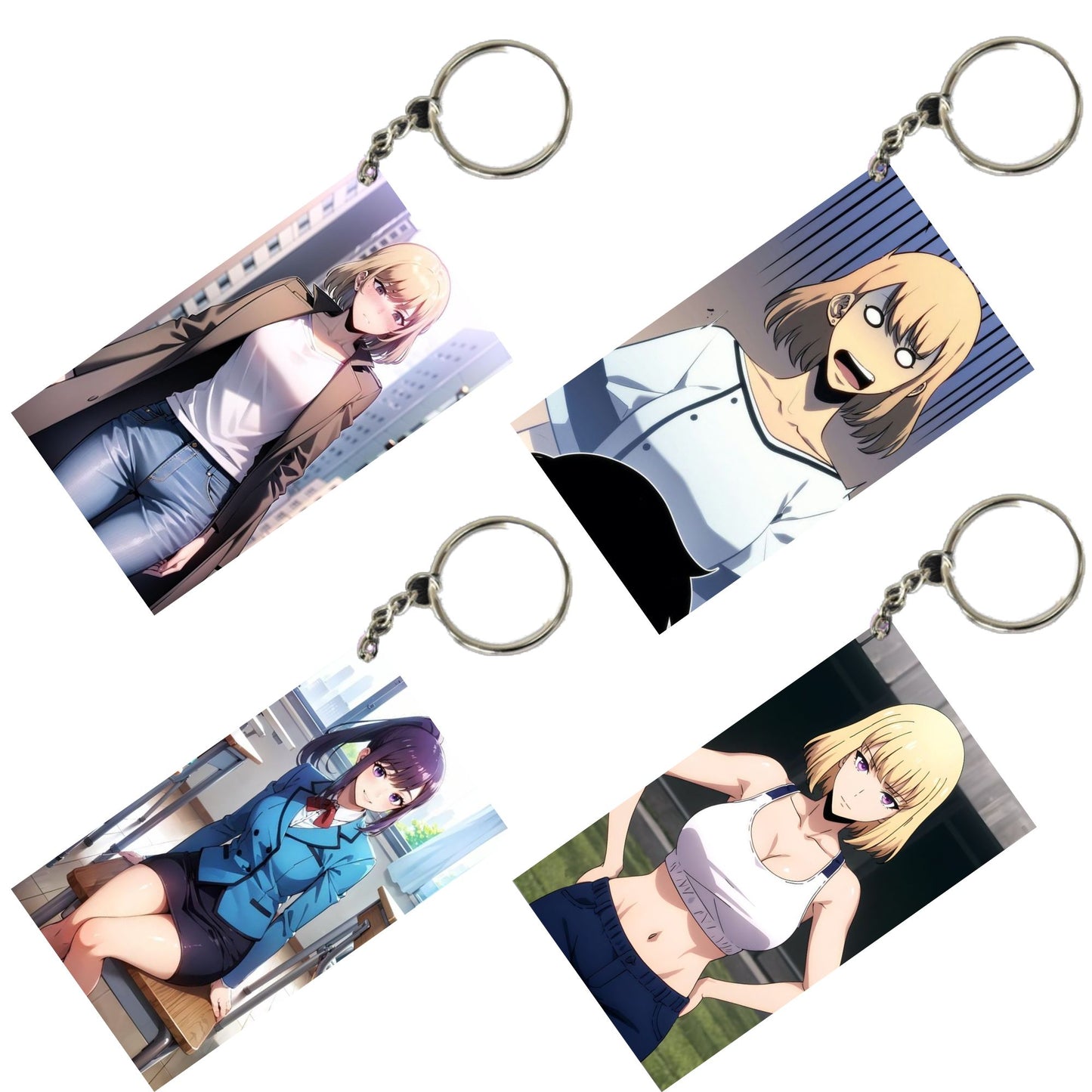 SOLO LEVELING Anime Unique Style 4 pcs Combo Keychain