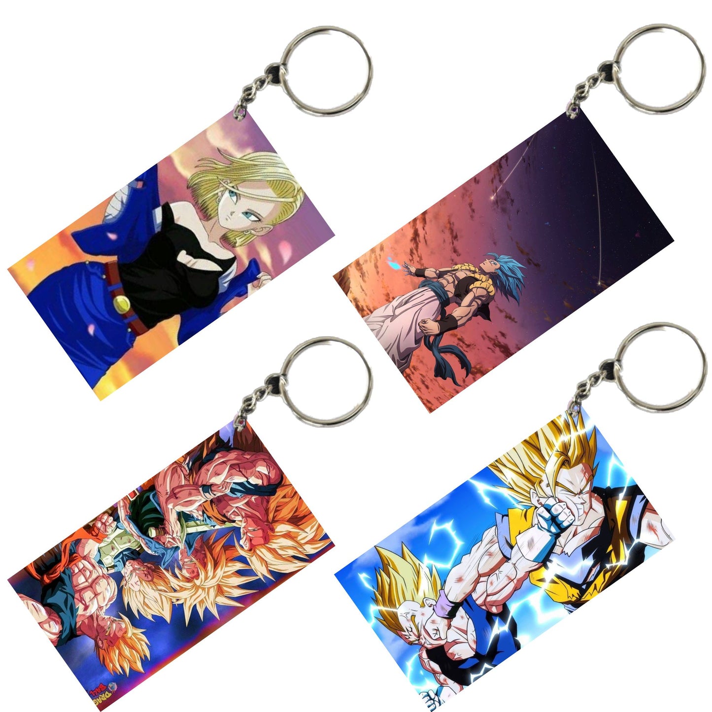 DRAGON BALL Anime Unique Style 4 pcs Combo Keychain