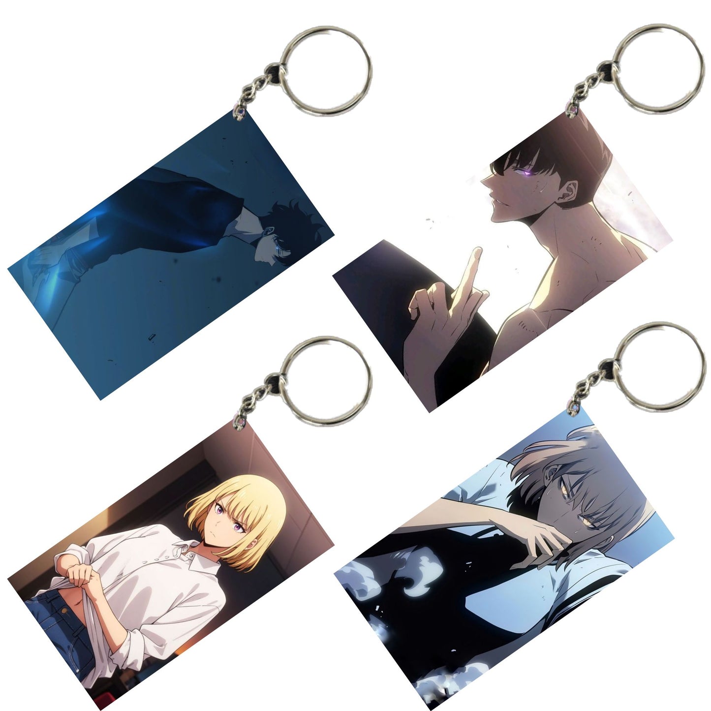 SOLO LEVELING Anime Unique Style 4 pcs Combo Keychain