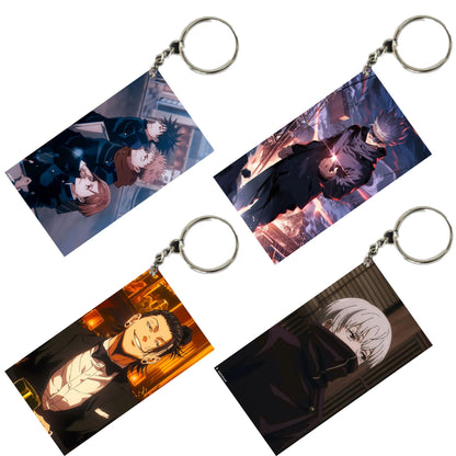 JUJUTSU KAISEN Anime Unique Style 4 pcs Combo Keychain