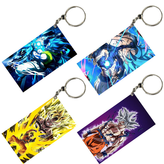 DRAGON BALL Anime Unique Style 4 pcs Combo Keychain