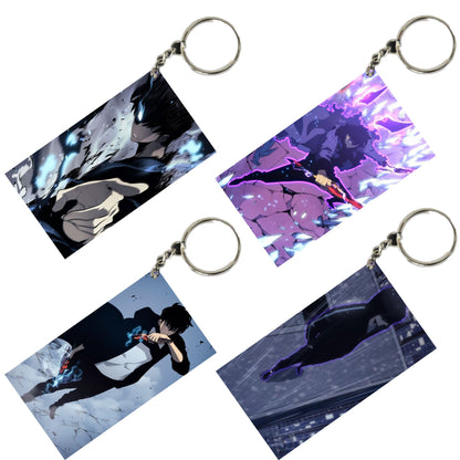 SOLO LEVELING Anime Unique Style 4 pcs Combo Keychain