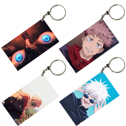 JUJUTSU KAISEN Anime Unique Style 4 pcs Combo Keychain