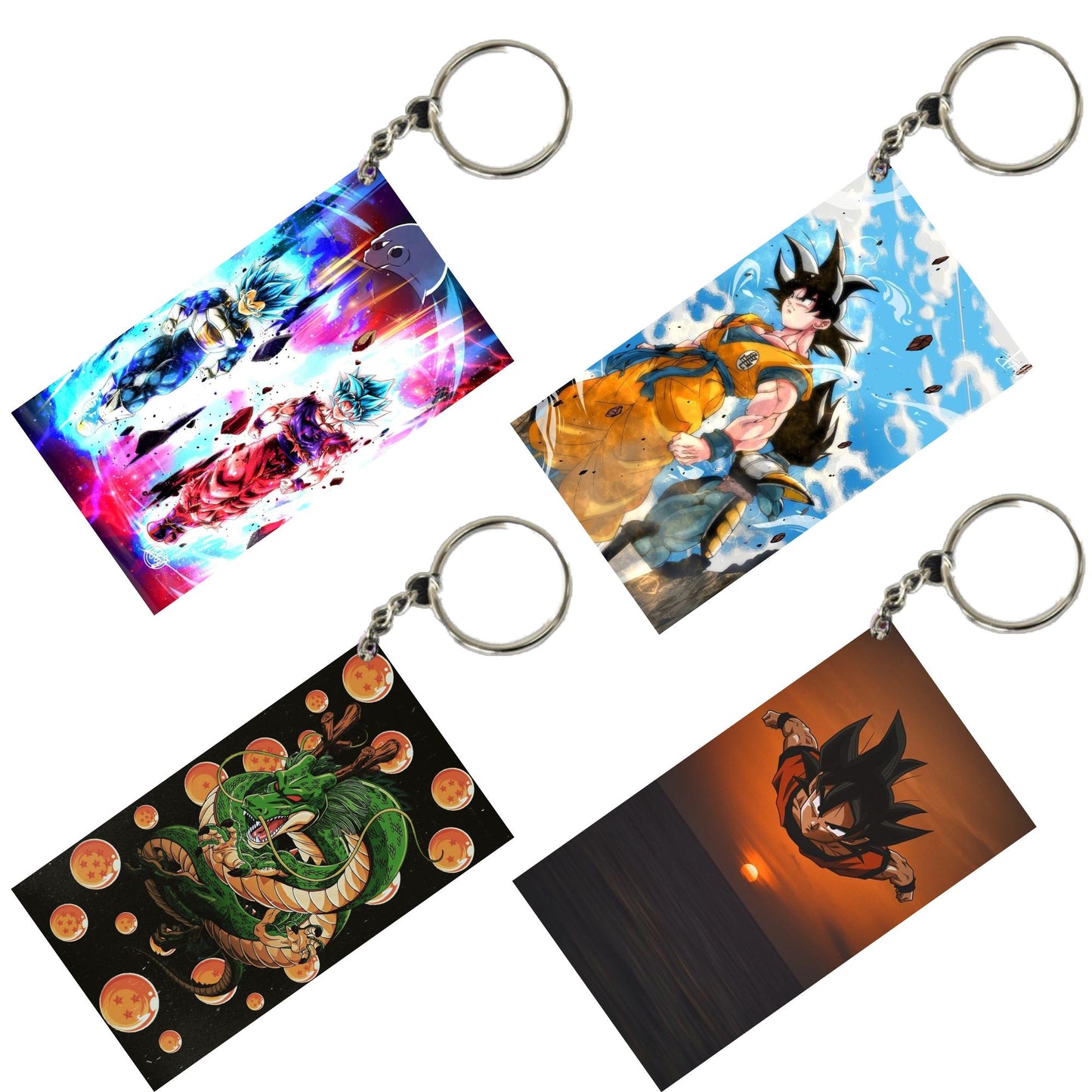 DRAGON BALL Anime Unique Style 4 pcs Combo Keychain