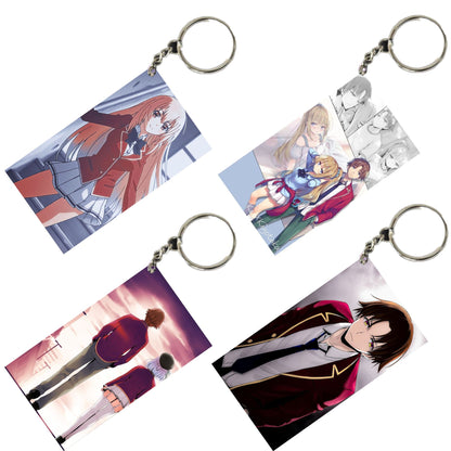 CLASSROOM OF THE ELITE Anime Unique Style 4 pcs Combo Keychain