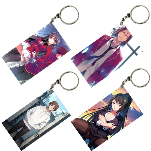 CLASSROOM OF THE ELITE Anime Unique Style 4 pcs Combo Keychain