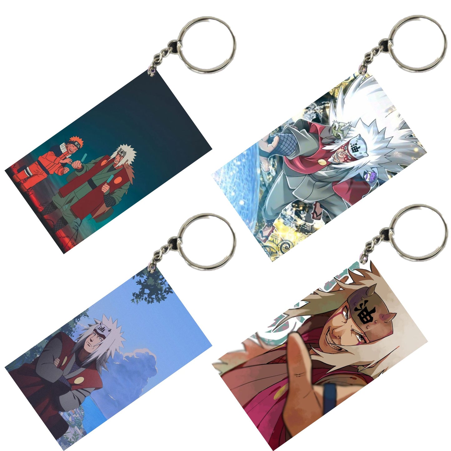 NARUTO Anime Unique Style 4 pcs Combo Keychain