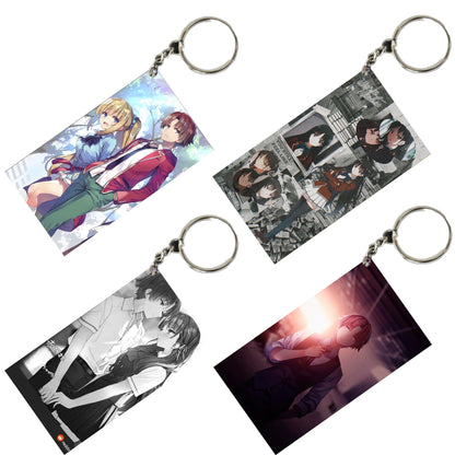 CLASSROOM OF THE ELITE Anime Unique Style 4 pcs Combo Keychain