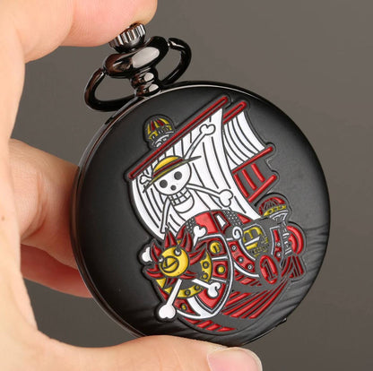 ONE PIECE Antique Pocket Watch Keychain