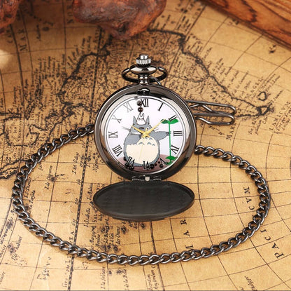 MY NEIGHOUR TOTORO Antique Pocket Watch Keychain