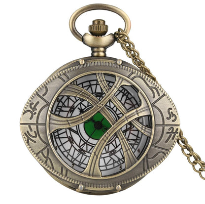 DOCTOR STRANGE EYE Antique Pocket Watch Keychain