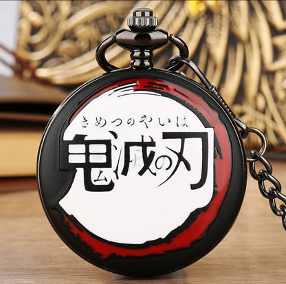 DEMON SLAYER Antique Pocket Watch Keychain