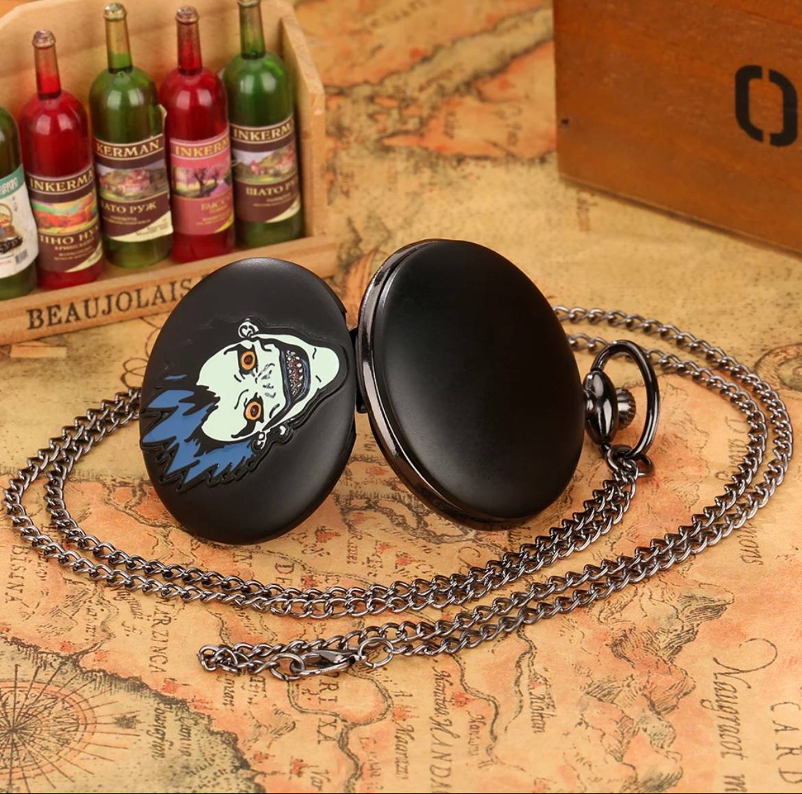 DEATH NOTE Antique Pocket Watch Keychain