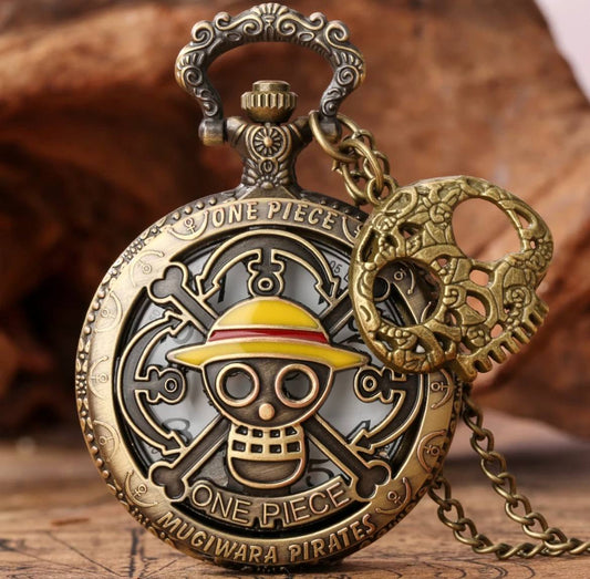 ONE PIECE Antique Pocket Watch Keychain