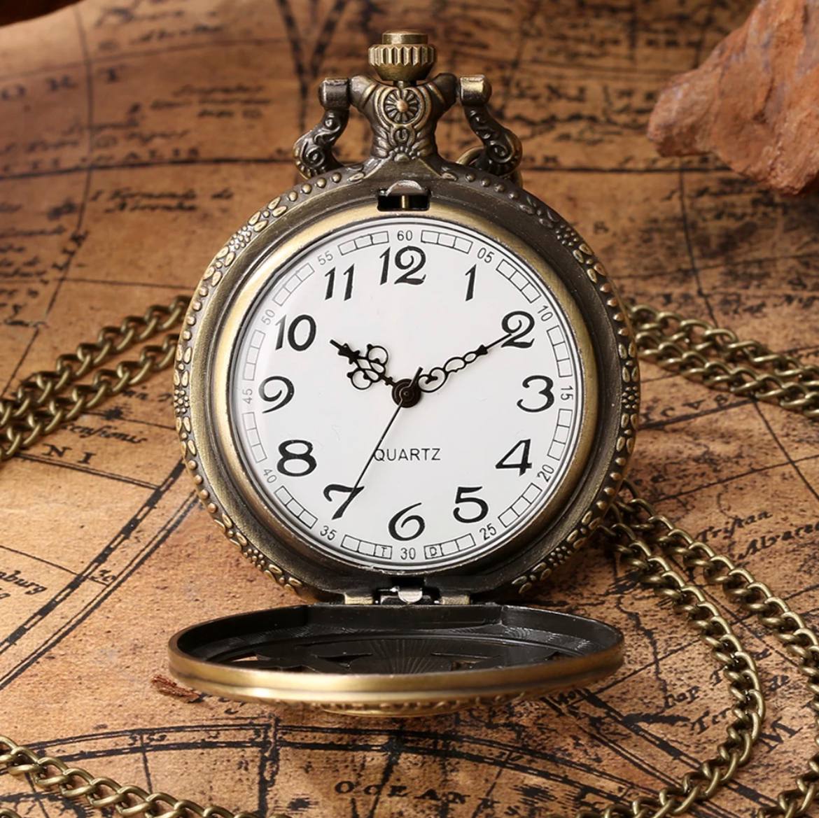 ONE PIECE Antique Pocket Watch Keychain