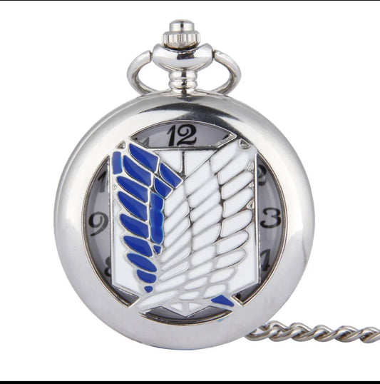 ATTACK ON TITAN Antique Pocket Watch Keychain