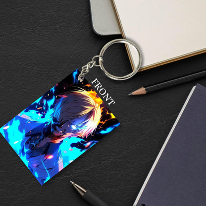 One Piece Anime Unique Style 4 pcs Combo Keychain