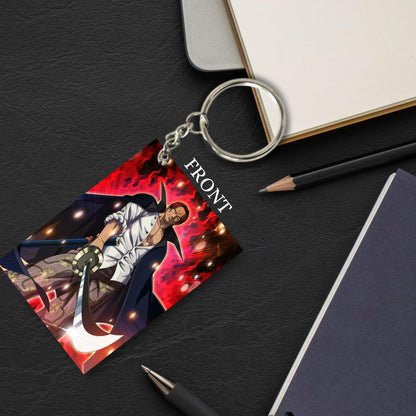 One Piece Anime Unique Style 4 pcs Combo Keychain