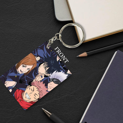 JUJUTSU KAISEN Anime Unique Style 4 pcs Combo Keychain