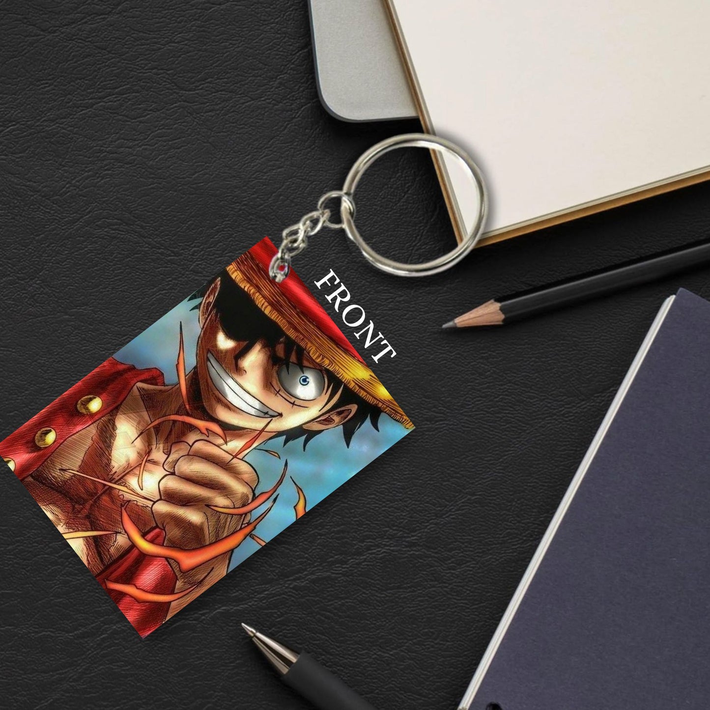 One Piece Anime Unique Style 4 pcs Combo Keychain