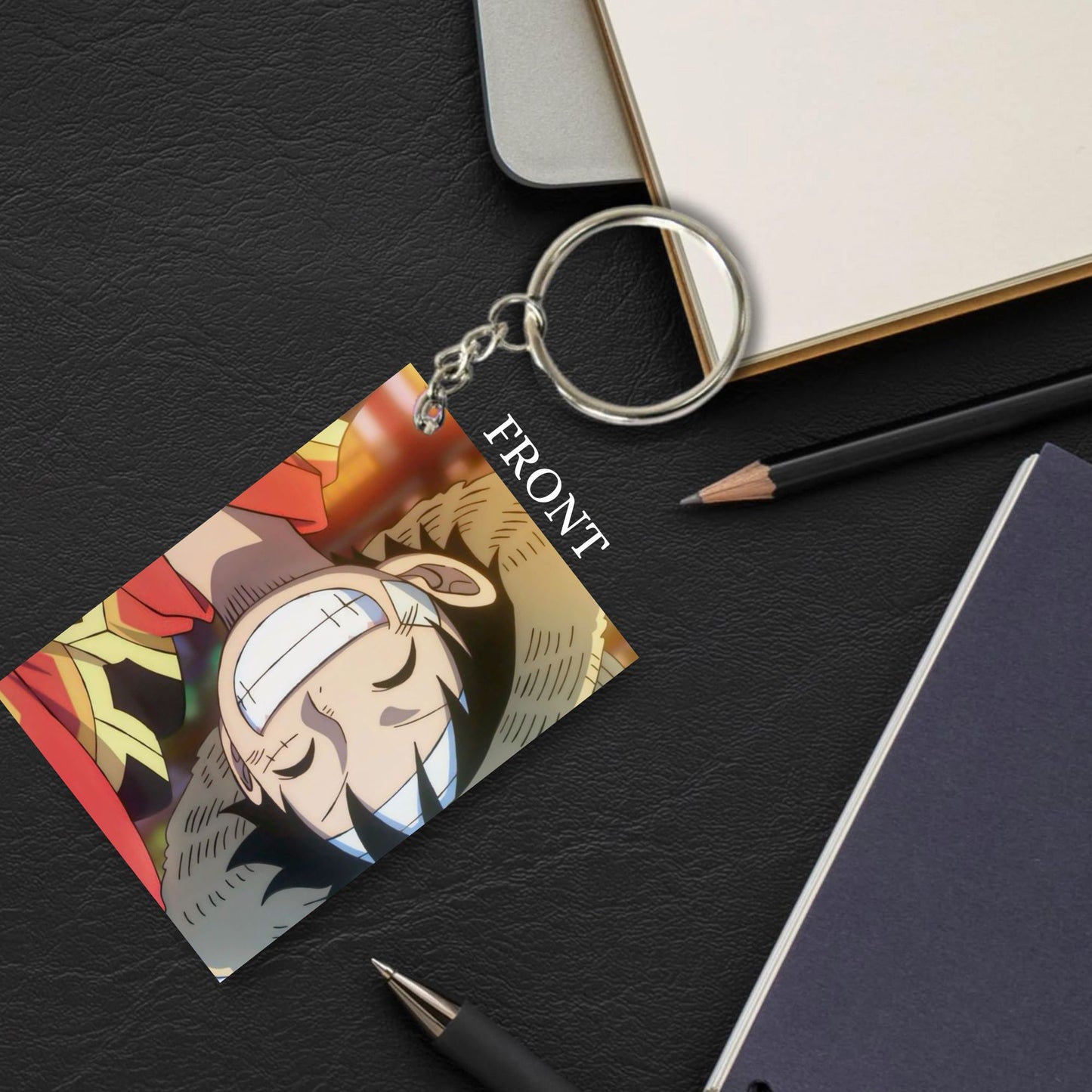 One Piece Anime Unique Style 4 pcs Combo Keychain