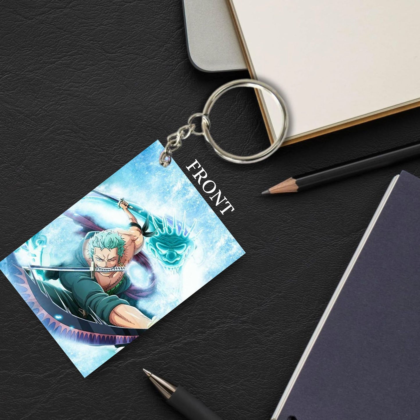 One Piece Anime Unique Style 4 pcs Combo Keychain