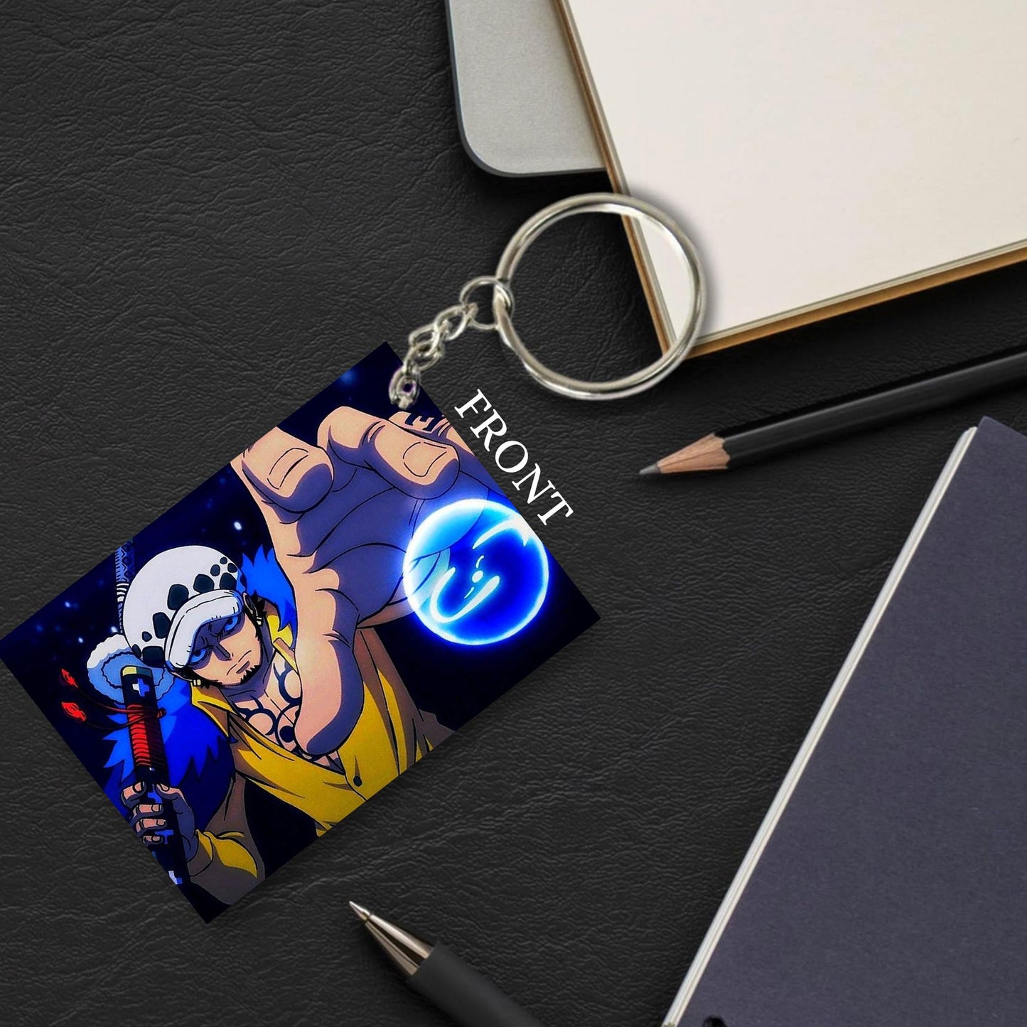 One Piece Anime Unique Style 4 pcs Combo Keychain